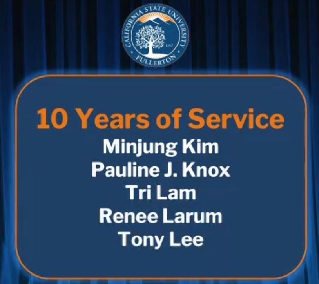 Tony Lee - 10 Years of Service